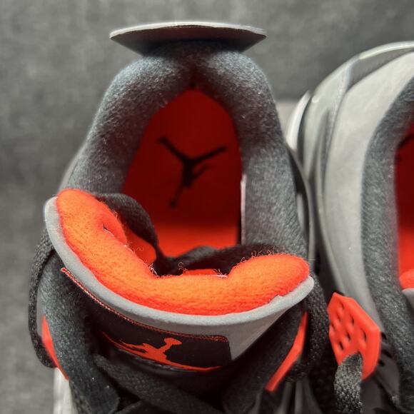 Air Jordan 4 Retro Sneakers Men's 10 DH6927-061 OG Style Red Black White Grey - Picture 12 of 16